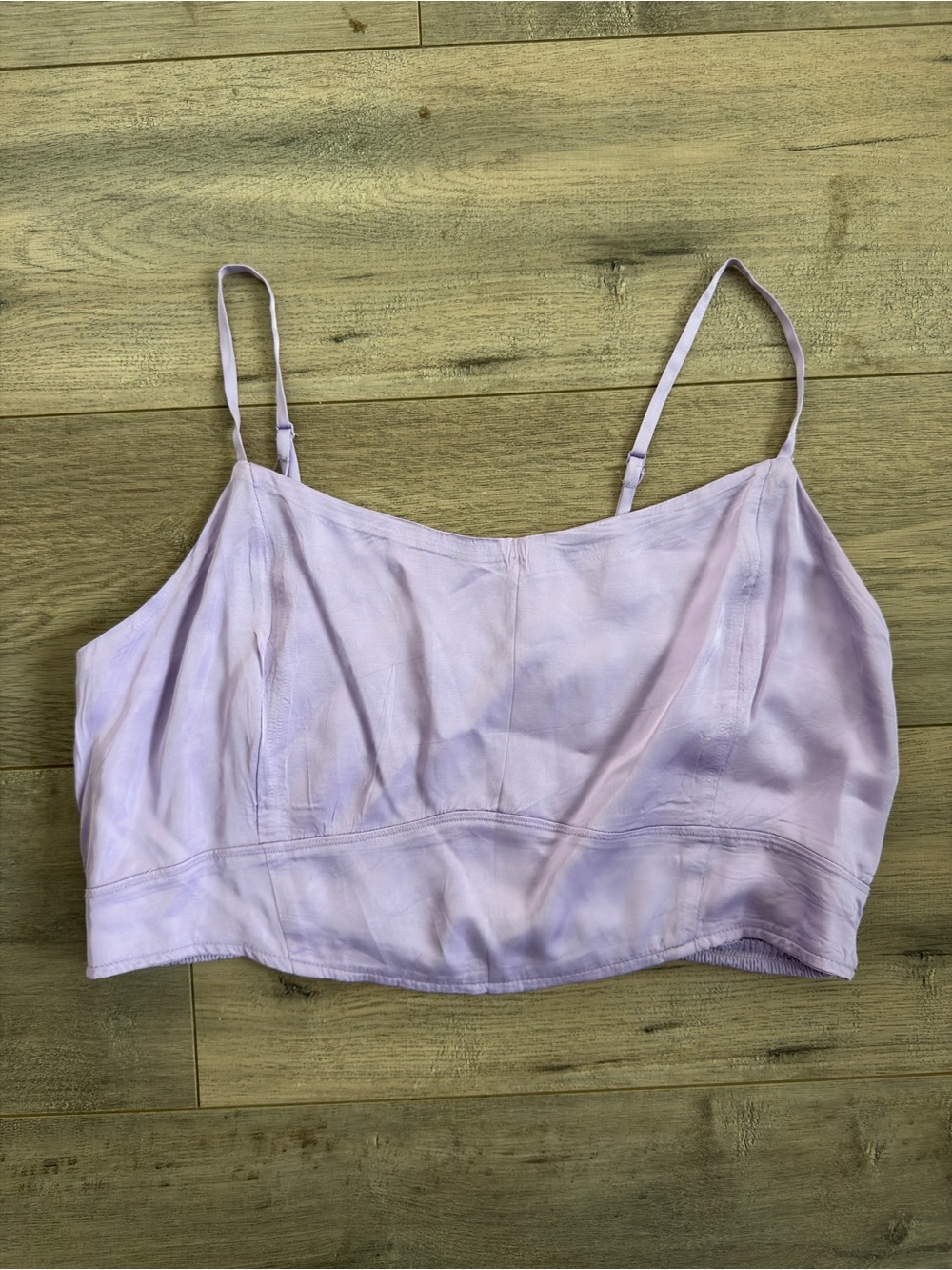 aerie Light Lavender Bralette with Adjustable Straps